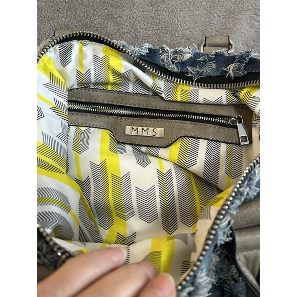 MMS Design Studios Denim Patchwork Handbag (missing 1 Footrest See Picture)‎ - Picture 3 of 7